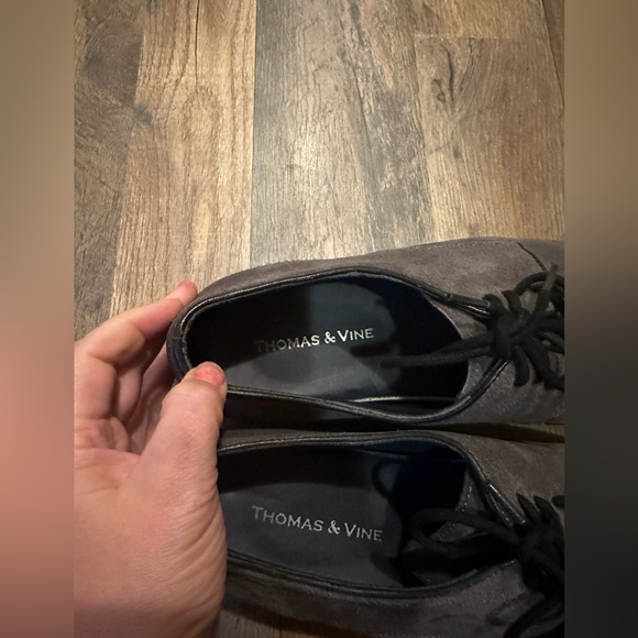 Thomas & Vine Suede Lace Up Dress Shoes sz 10.5 - Picture 4 of 8